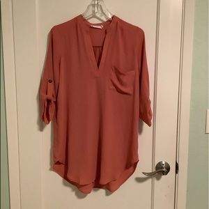 Lush tunic popover